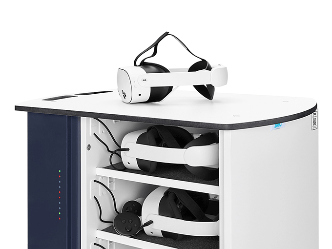 Chariot Zioxi XR-20 — rangement casques VR à sangle rigide