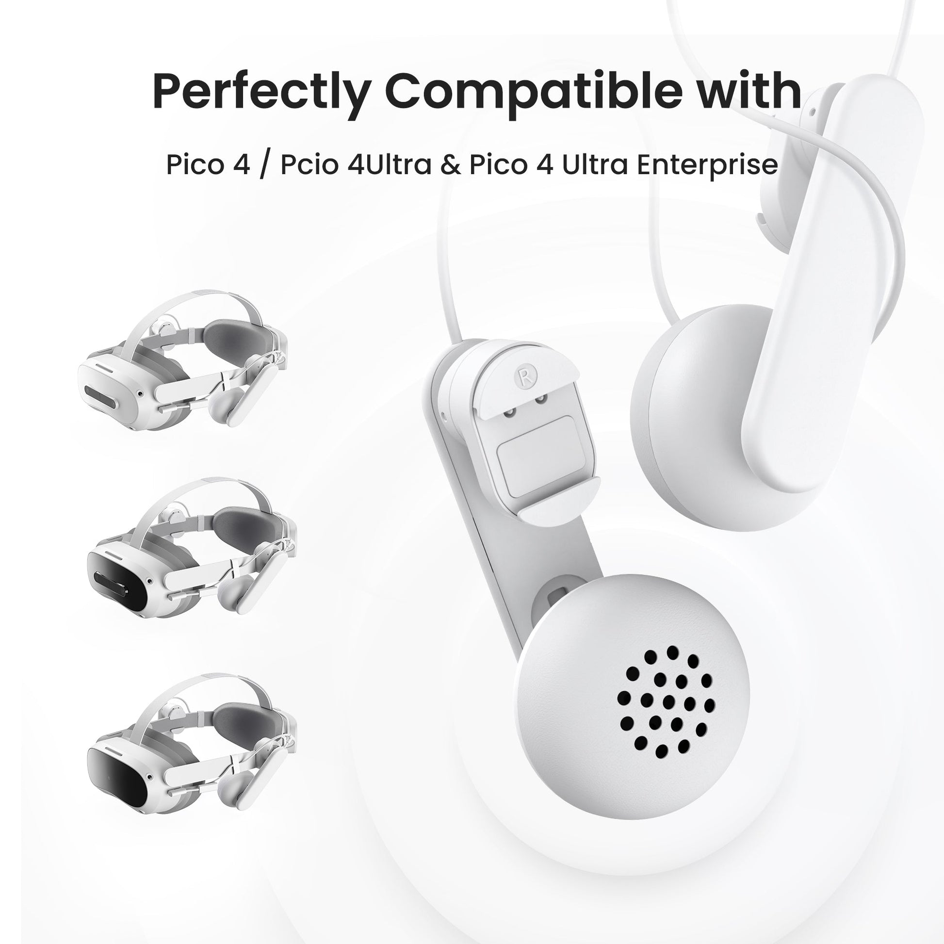 KIWI design A3 Écouteurs à Clipser pour PICO 4 — port USB-C