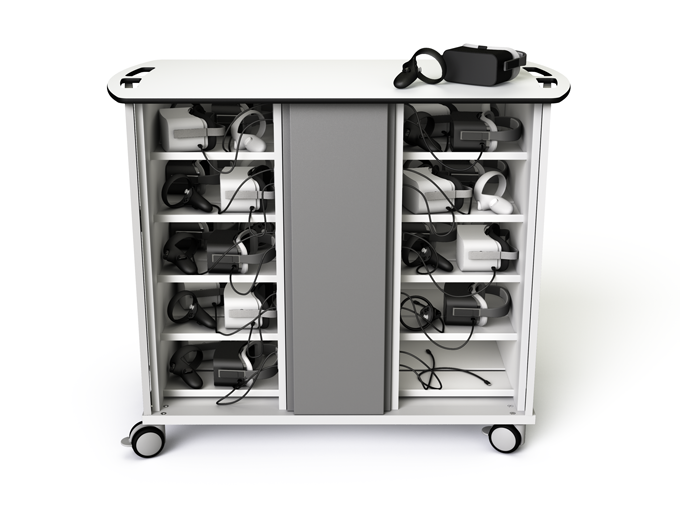 vr charging trolley 20 casques vr