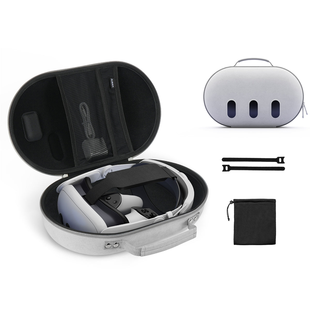 Para Meta/Oculus Quest 3 VR Bolsa de almacenamiento EVA Estuche de  transporte portátil anticaída a