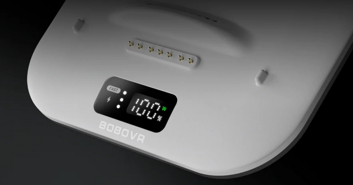 BOBOVR BD3 Charging Dock + B100 Combo - Fast Charging- 30W Power- 0-80% in Just 1 Hour BOBOVR BD3 Charging Dock + B100 Combo - Fast Charging- 30W Power- 0-80% in Just 1 Hour