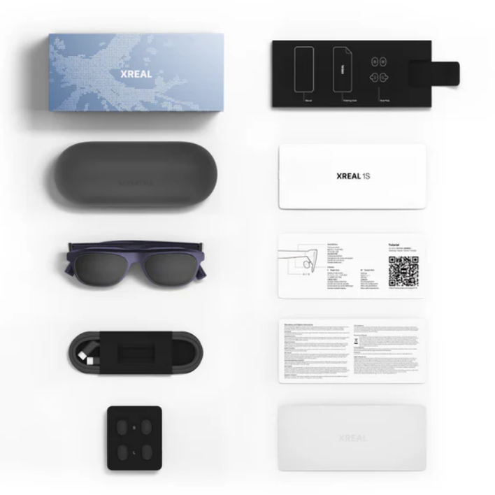 boite-contenu-lunettes-xreal-1-s-lunettes-connectees-vr-xr-ar-realiet-virtuelle-immersions