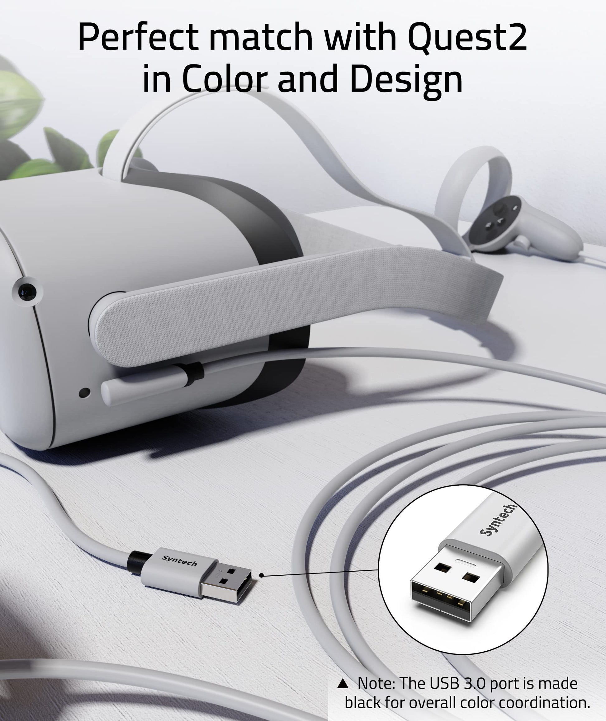 Syntech Link Cable — compatibilité parfaite avec Meta Quest 2