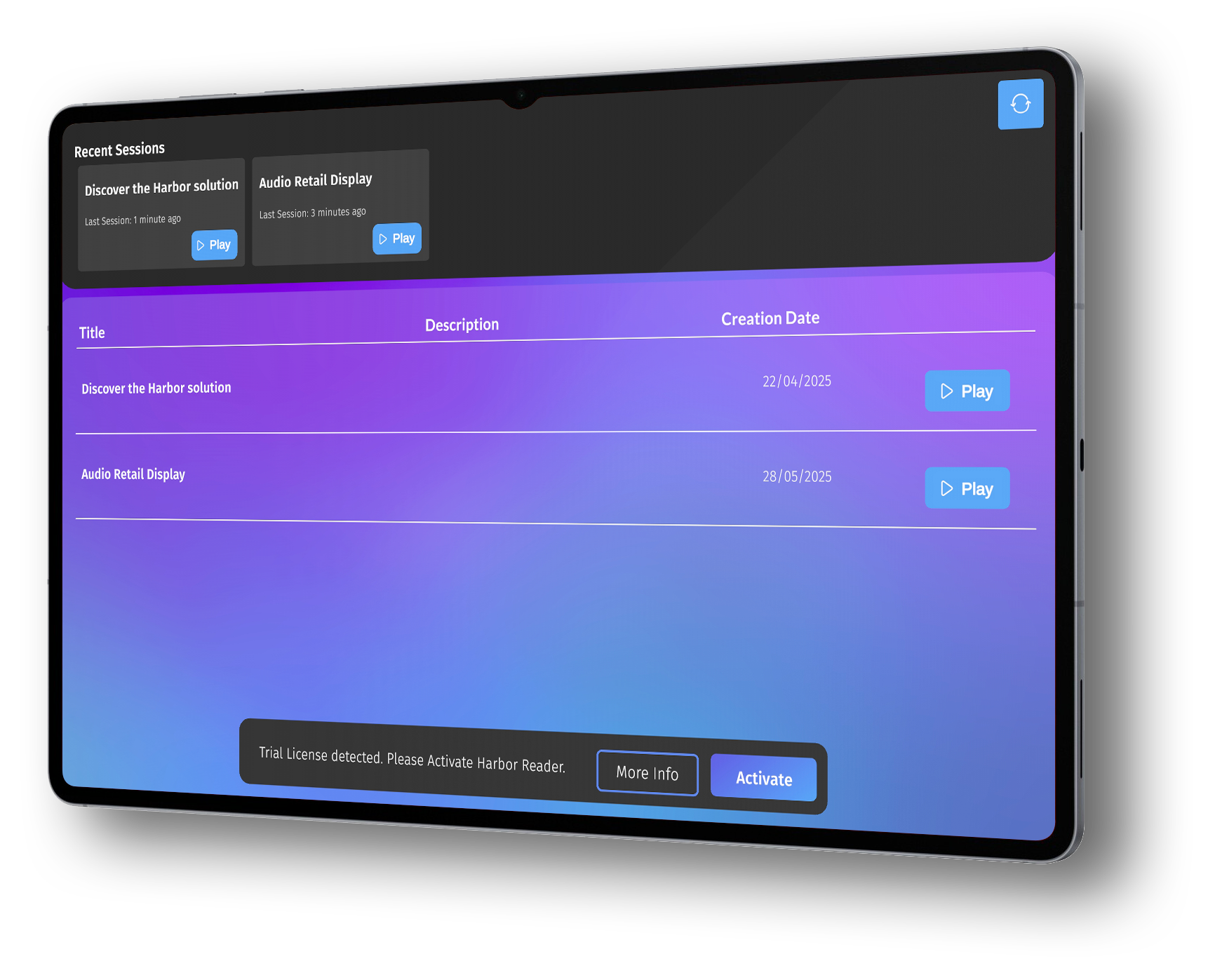 Harbor Apps – licence device XR