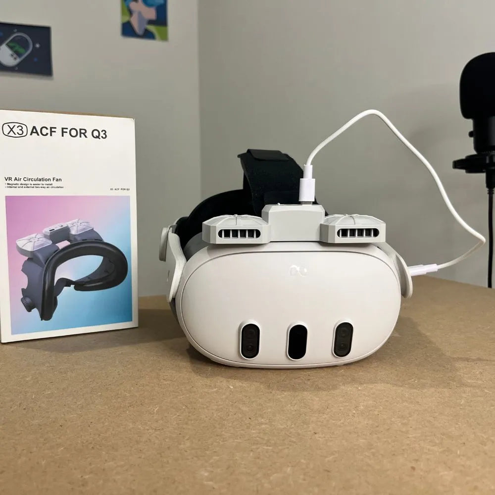 Fan for Meta Quest (Cooling, anti-fog)